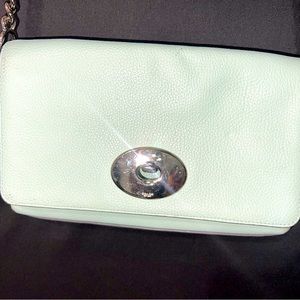 Coach crosstown bag turquoise